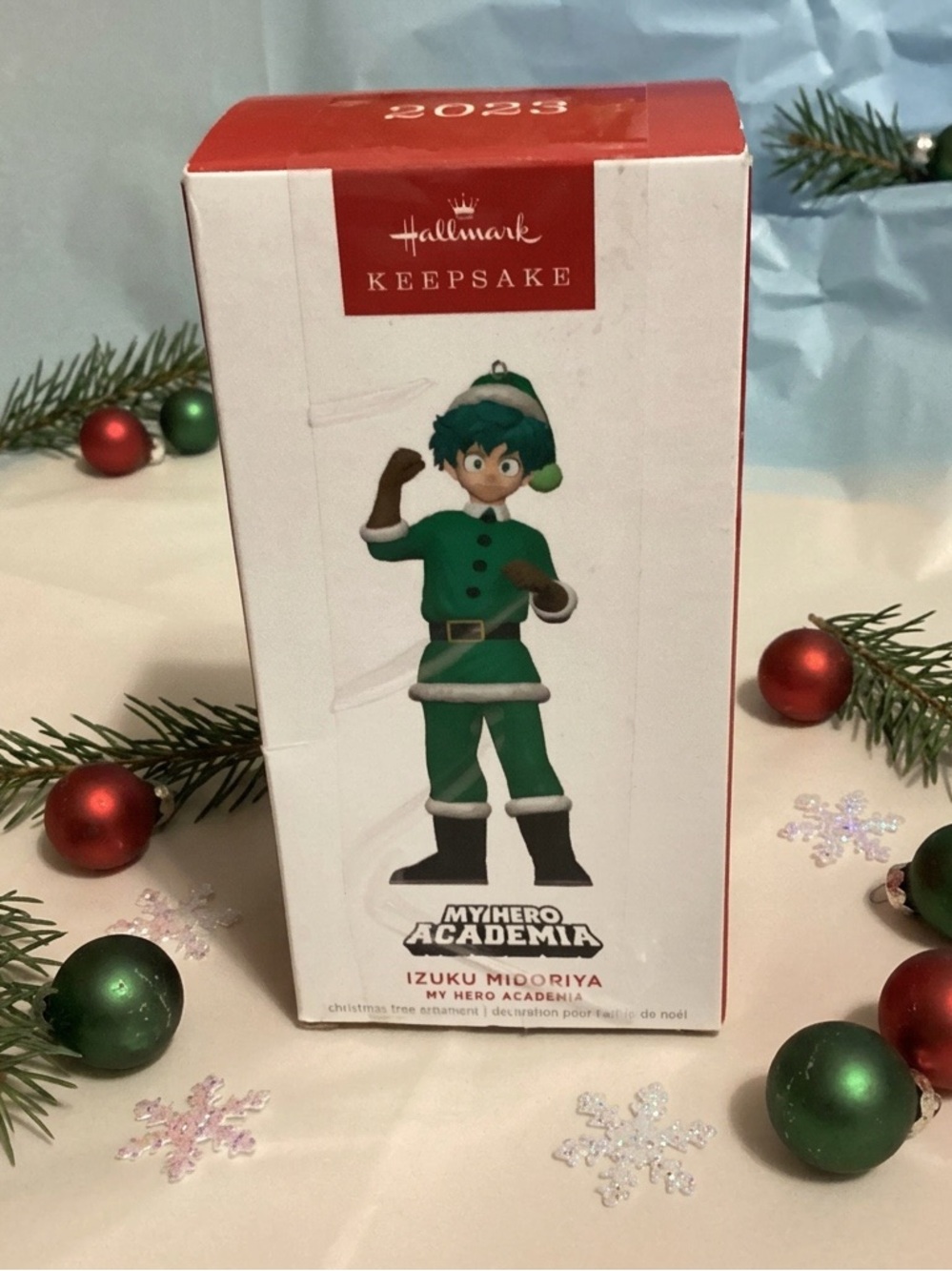 Izuku Midoriya Keepsake Ornament Hallmark 2023 My Hero Academia